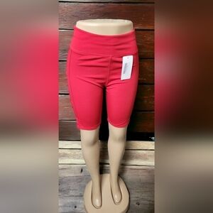 Red Biker Shorts